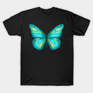 Turquoise and Aqua Butterfly | Taylor Swift Inspired Pattern T-Shirt